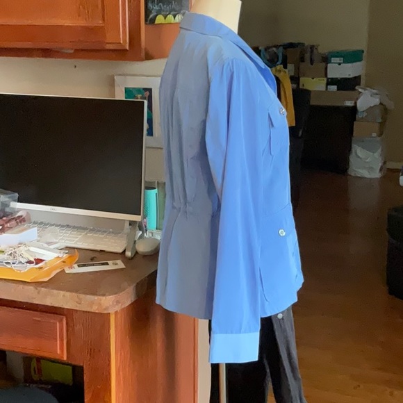 CALVIN KLEIN Blue Jacket Size M, NWT - Picture 6 of 15